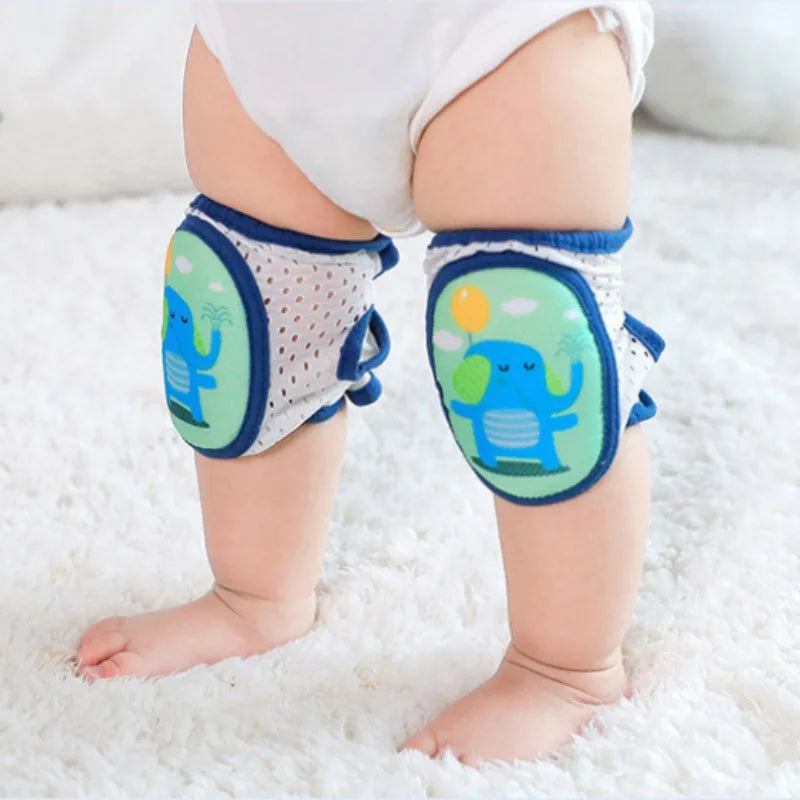 Cute Cartoon Baby Knee Pad Kids Safety Crawling Elbow Cushion Infants Toddlers Protector Knee Pads Baby Leg Warmer Accessories