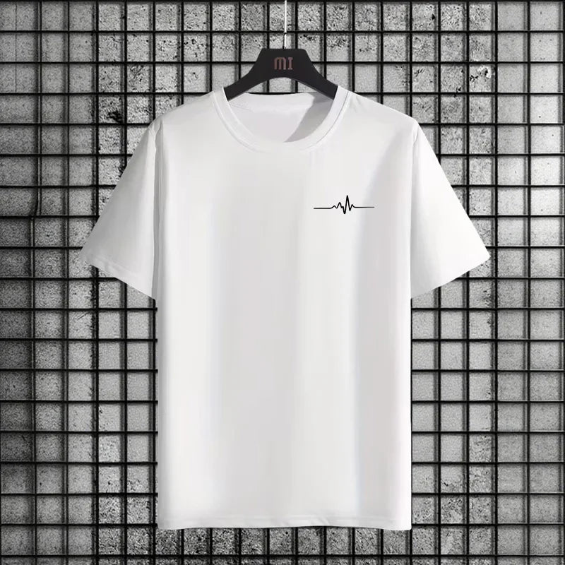 2025 Hot Sale Men's Cotton T-shirt Summer Spring Home Outdoor Casual Comfort Cool Tees Male Urban Fashion Short Sleeve Tops