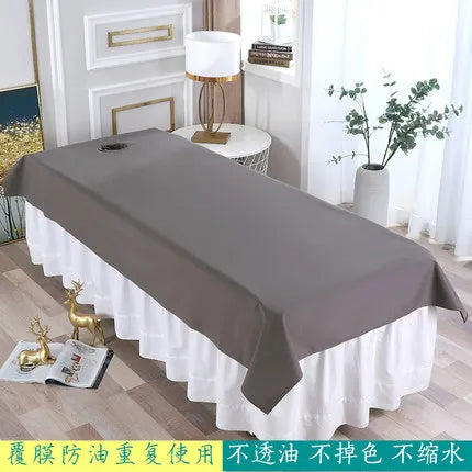 1pcs Waterproof Oilproof Bed Sheets for Beauty Salon, SPA Massage, Skin-friendly Filmed Bed, Table Cover Sheet for Barbershop