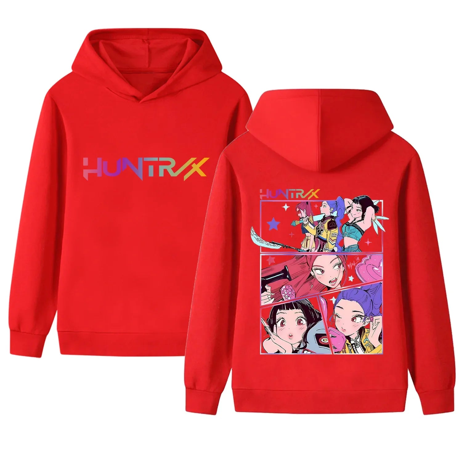 KPOP Fashionable Children's Hoodies for Autumn, Comfortable Hoodies for Boys and Girls with Hoodies and Pullovers