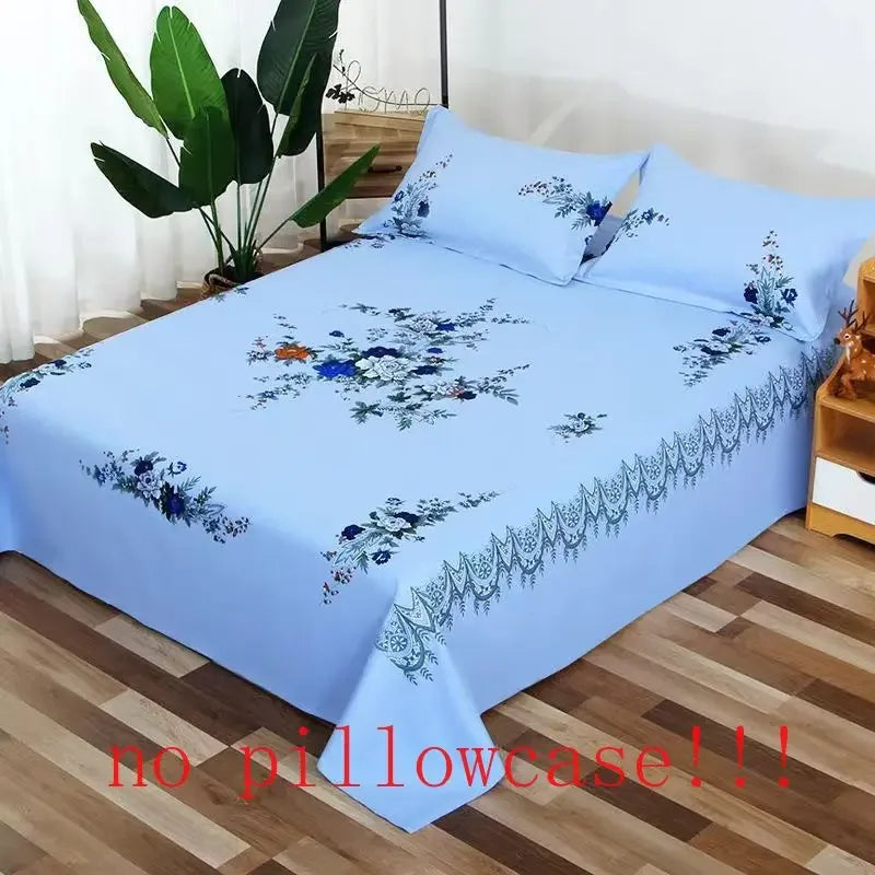 Bed Sheets Thicker Vintage Floral Household Dormitory Bedding Skin-friendly Luxury Modern Bedspread Mattress Queen King Size Ins