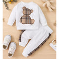 Fashion Baby Set Cartoon Kids Boys Clothes Spring Autumn Long Sleeve Coat Tops+Pants 2 Pieces Children Set