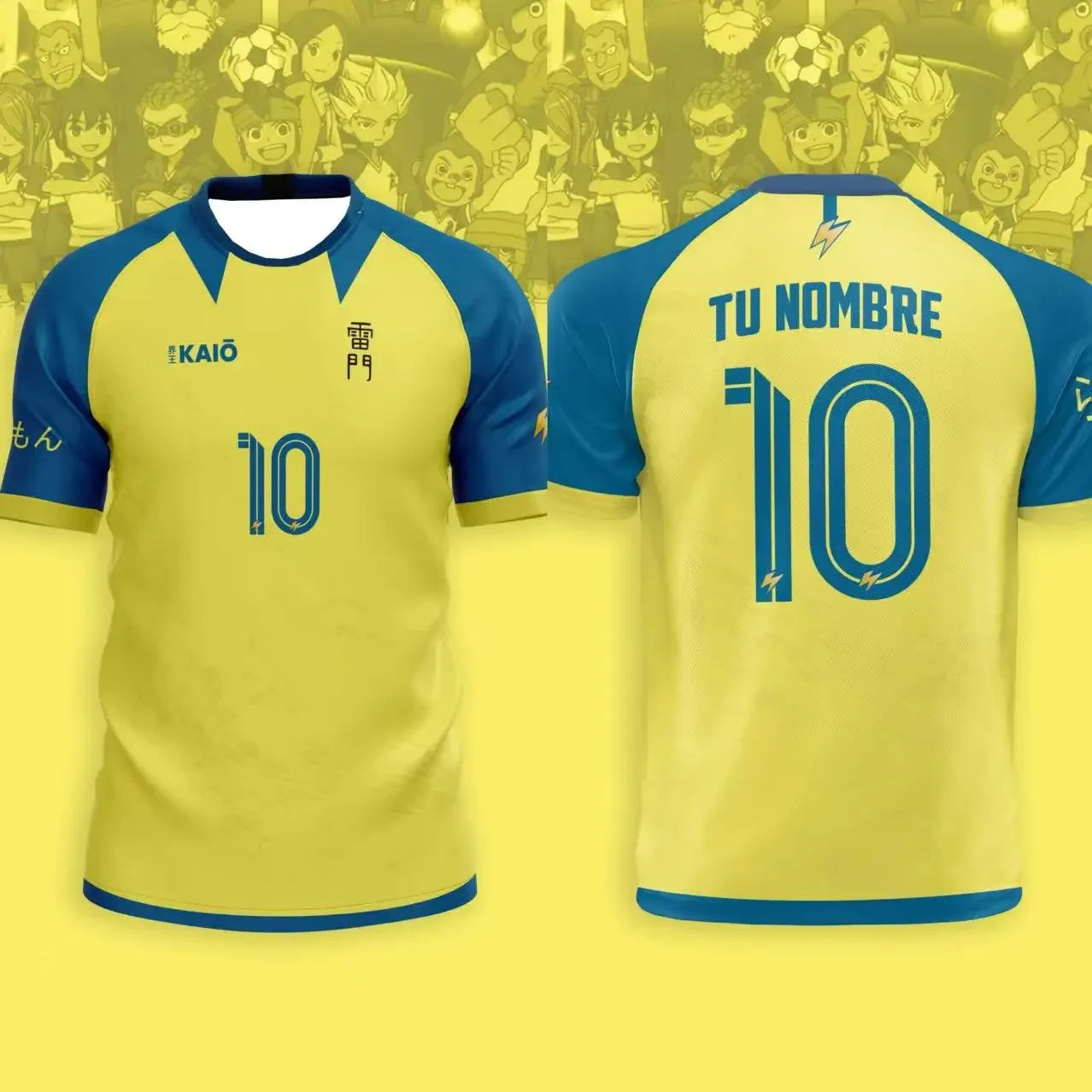 Inama Eleven Joint Men's Short-sleeved Football Shirt, Japanese Animation Motorcycle Shirt, Children's Comfortable Sports Shirt