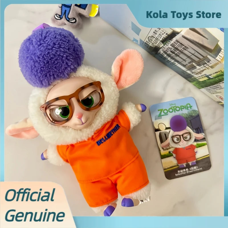 New Genuine Zootopia Vinyl Series Blind Box Cute Cartoon Character Vinyl Plush Bag Pendant Toy Doll Mystery Box Trendy Toys Gift