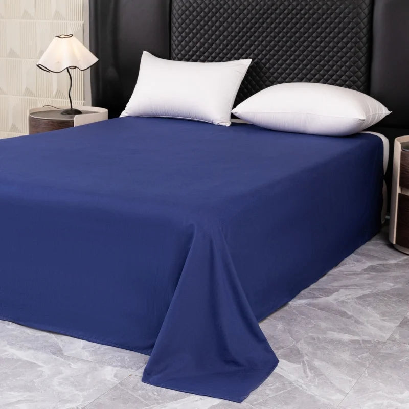 4pcs Sheet Set,Top Sheet +Fitted Sheet+Pillowcase,For US Twin/Queen/King Bed,Soft Solid Microfiber Home Bed Linens Drop Shipping
