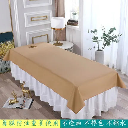 1pcs Waterproof Oilproof Bed Sheets for Beauty Salon, SPA Massage, Skin-friendly Filmed Bed, Table Cover Sheet for Barbershop