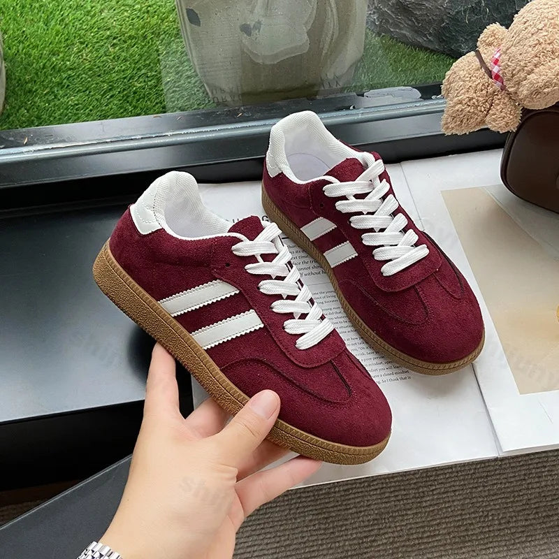 Autumn Women Casual Sports Shoes 2025 Comfortable Non Slip Outdoor Casual Shoes Soft Sole Retro Female Sneakers Zapatos Mujer