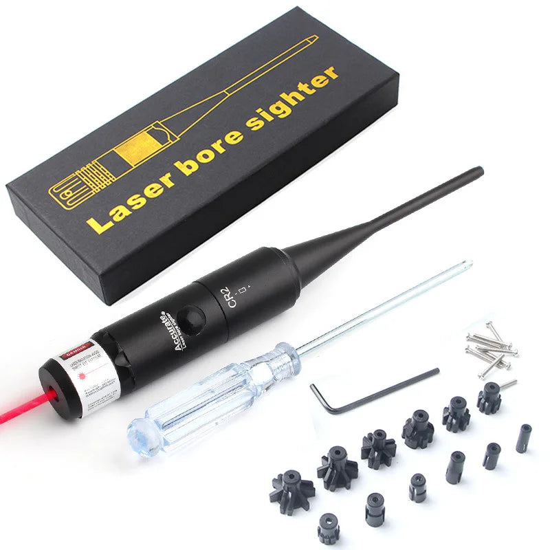 .170-.780 Bore Sighter Kit Collimator Toy Gun Red Green Dot Laser Boresighter .177 to .50 Caliber