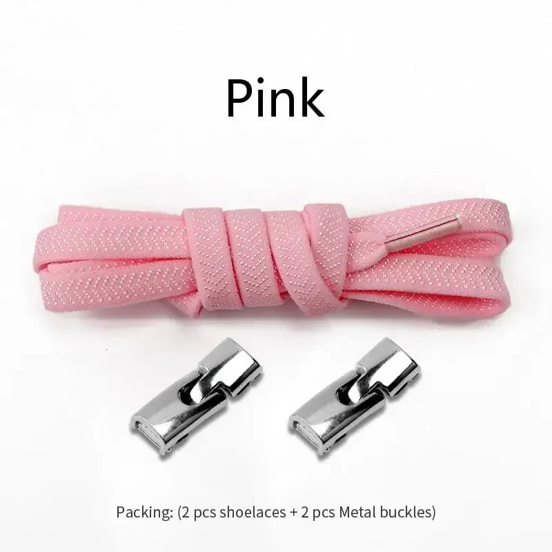 1 Pair Cross Locks Shoelaces for Sneakers Without Ties Elastic Flat Laces Kids Adult No Tie Shoelace Rubber Bands Shoe Laces