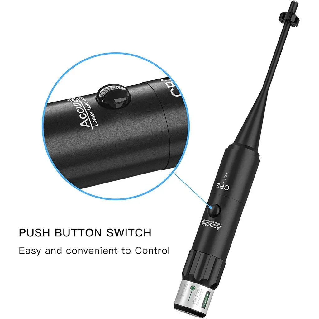 .170-.780 Bore Sighter Kit Collimator Toy Gun Red Green Dot Laser Boresighter .177 to .50 Caliber