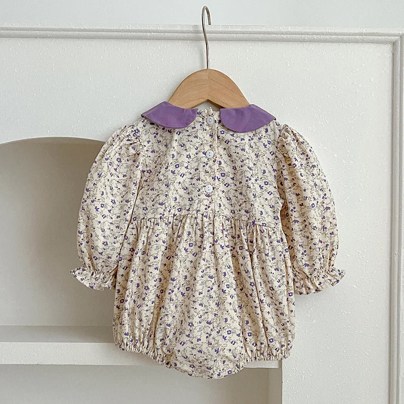 Spring Long Sleeve Baby Girl Rompers Romper Jumpsuits Baby Girl Clothes One-piece New Cotton Newborn Baby Girl Fashion Clothes