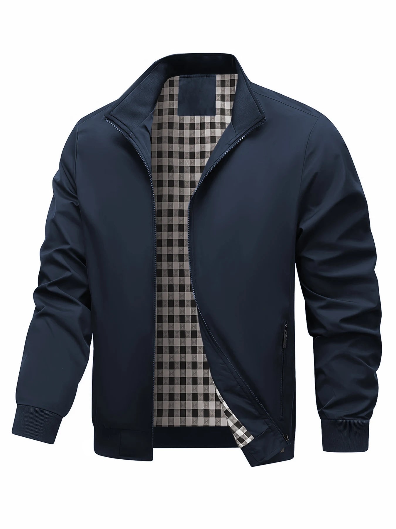 Plus Size Jacket, Trendy Men's College Style Jacket, Spring and Autumn Fashion Plus Size Men's Casual Jacket