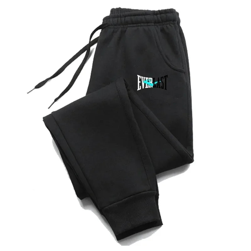 Fashionable casual men's and women's sportswear pants, running pants, and trendy street-style suspenders
