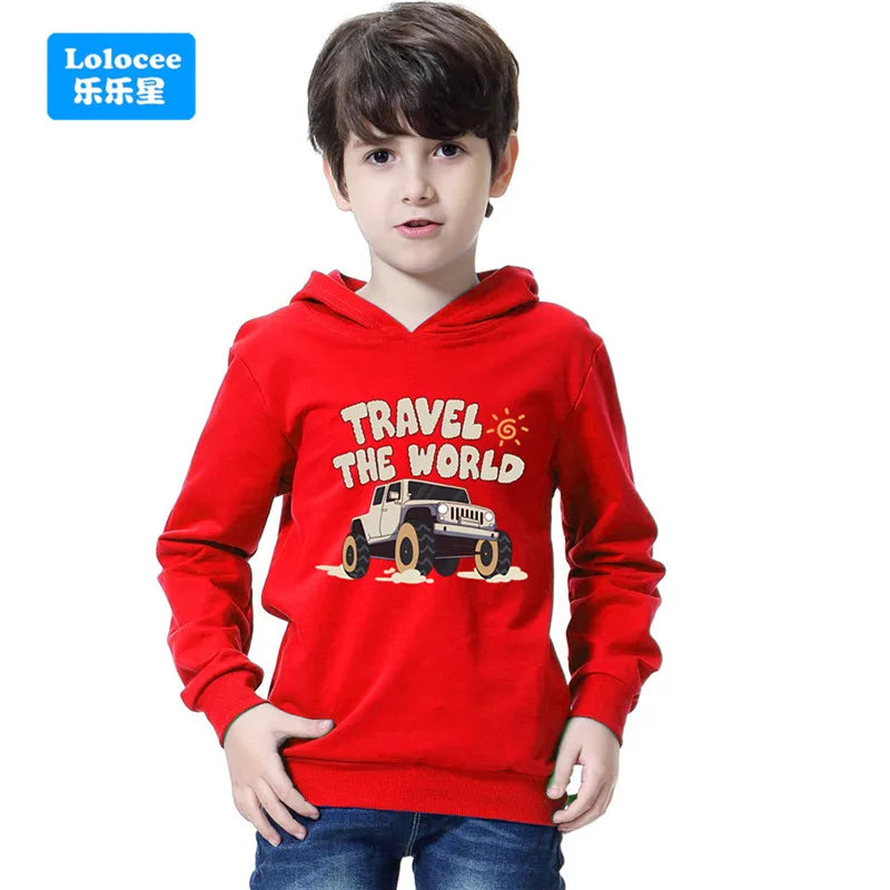 New York Letter Graphic Print Hoodies for Boy Girl Long Sleeve Retro Pullover Sweatshirt Teens Autumn Fashion Tops ZMNY1