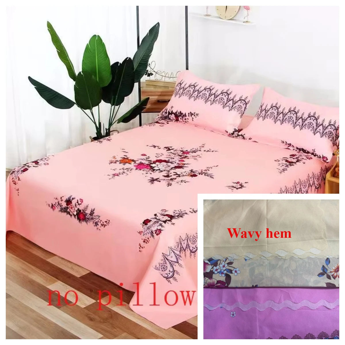 Bed Sheets Thicker Vintage Floral Household Dormitory Bedding Skin-friendly Luxury Modern Bedspread Mattress Queen King Size Ins