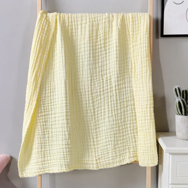 100% Cotton Blanket for Bed Soft Muslin Bed Blankets, Lightweight Breathable Bedspread Coverlet All Season Gauze Throw Blanket