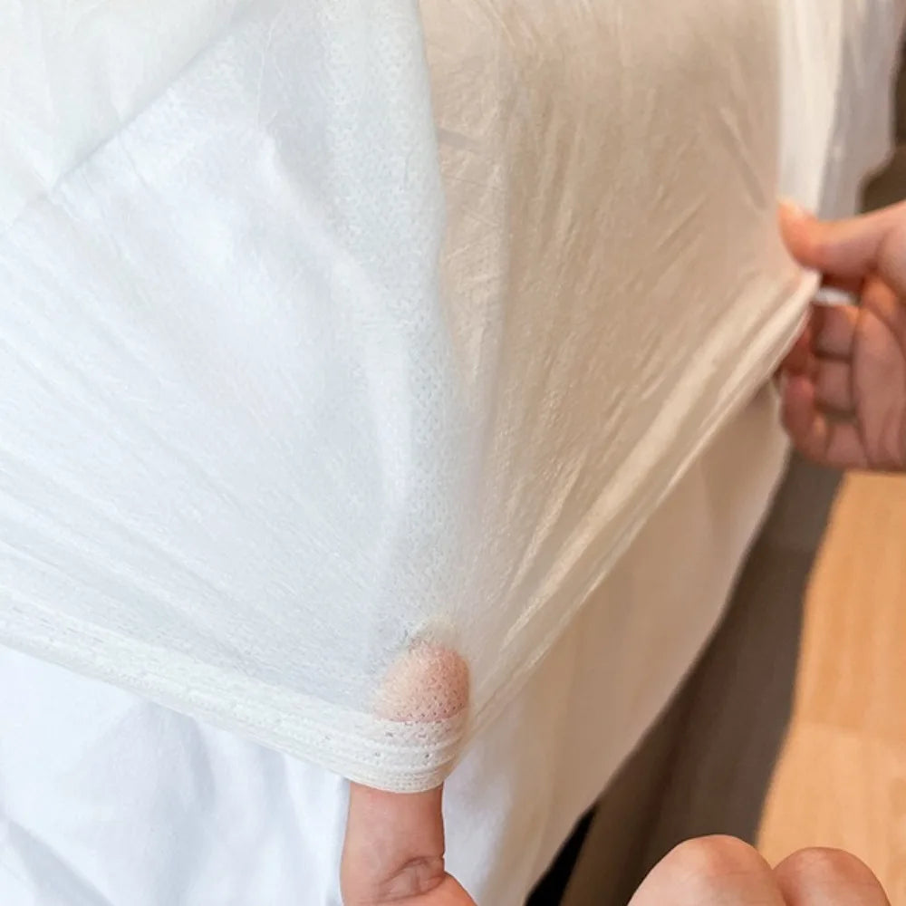 Soft Non-woven Disposable Fitted Sheet with Elastic Bands Non Slip Disposable Bed Sheet Single Bed Mattress Covers Travel