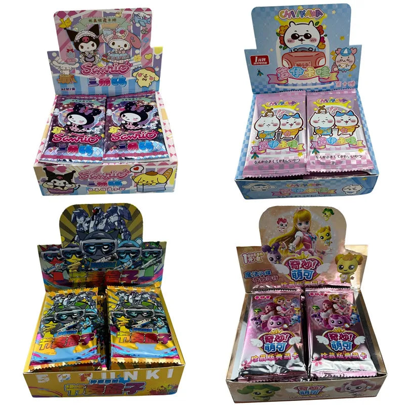 Sanrio Rhythm Box, Giekawa, Wonderful and Cute, Rare Collection Card, Flash Card Toy, Children's Christmas Festival Gift