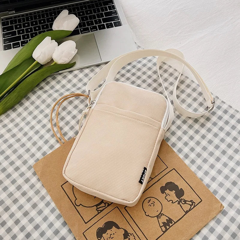 New Fashion Mobile Phone Bag Women's Messenger Bag All-match Mini Small Crossbody Bag Hanging Neck Coin Purse Vertical Handbag