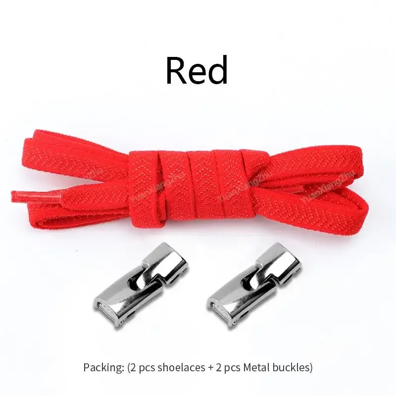 1 Pair Cross Locks Shoelaces for Sneakers Without Ties Elastic Flat Laces Kids Adult No Tie Shoelace Rubber Bands Shoe Laces