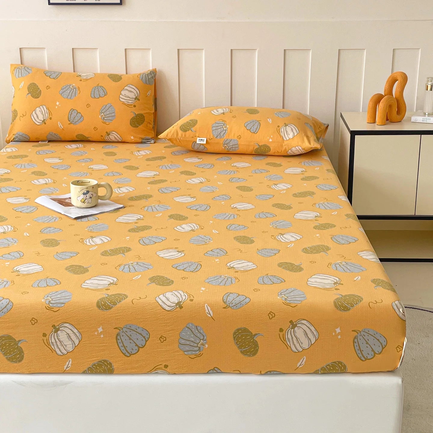 Soft Bedsheets Floral Style Bed Cover Elastic Bed Linen for Home Non-slip Fitted Sheet постельное белье (Pillowcase Need Order)