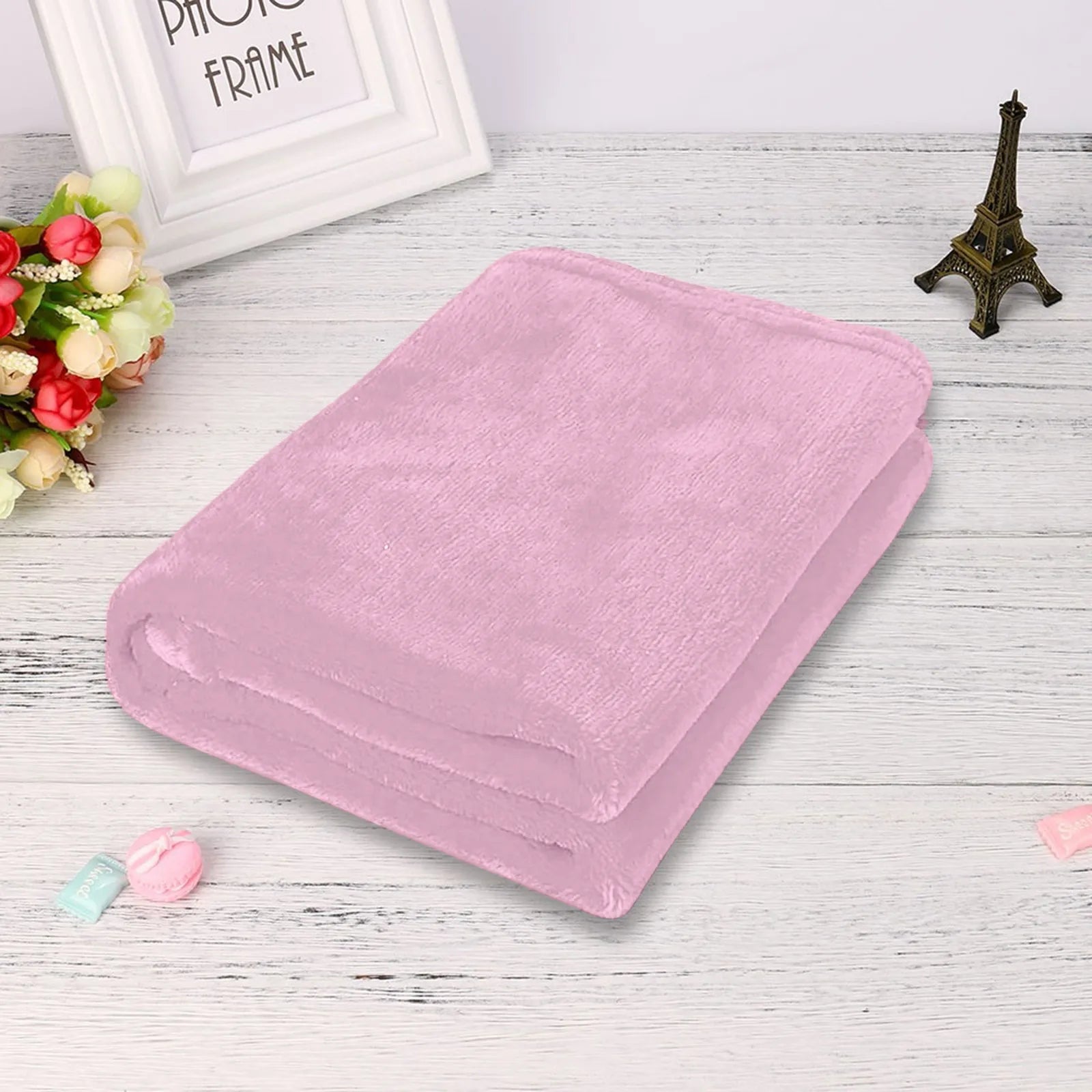 Soft Warm Fleece Flannel Throw Blankets For Beds Faux Fur Solid Color Sofa Cover Bedspread Winter Plush Wool Blanket home Decor