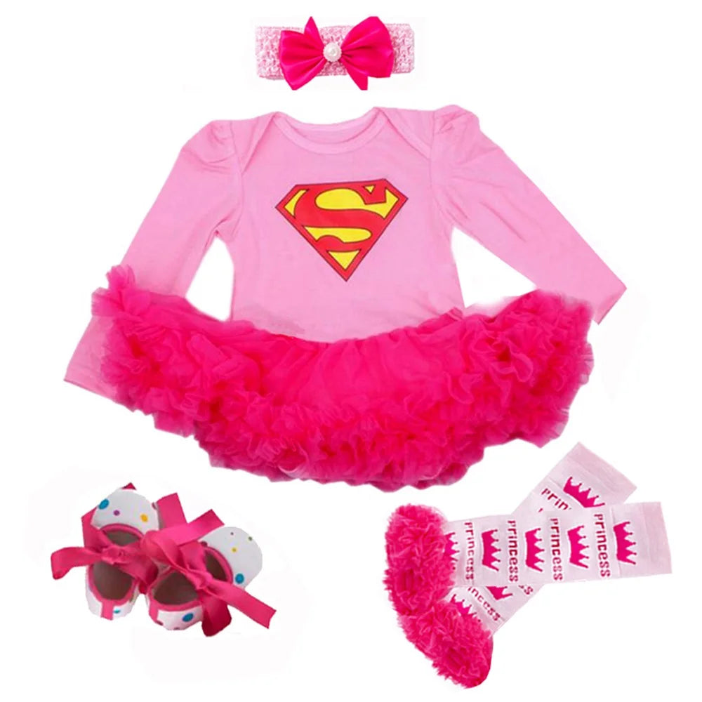 Fancy New Year Baby Girl Carnival Christmas Dress for Girls Spring Bebes Babi Holiday Infantil Clothing Party Tulle Kids Costume