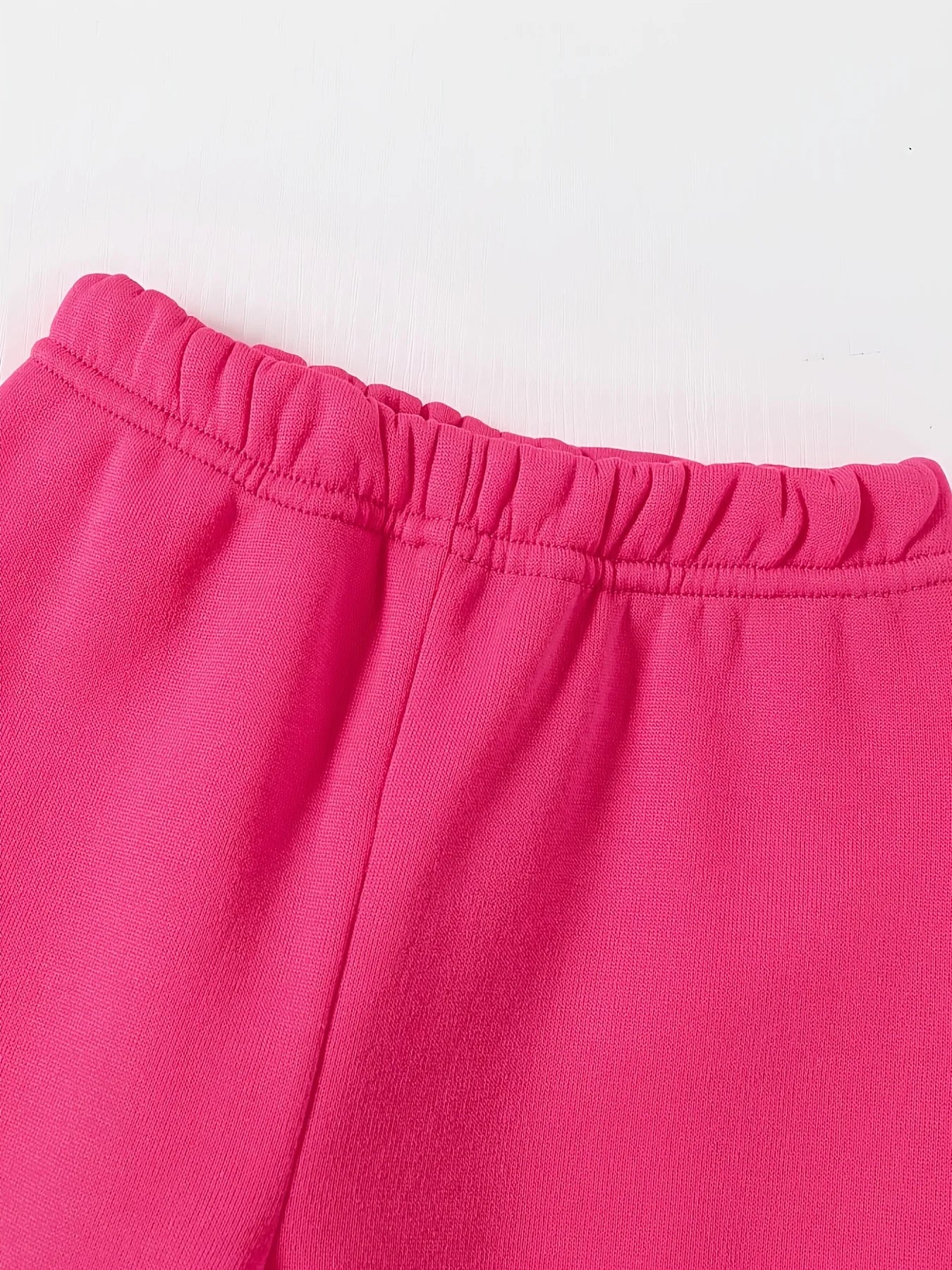 Adorable Baby Girl Print Fleece Sweatshirt And Fashionable Sporty Trousers Set for Autumn Winter Outdoor Activities Newborn Gift