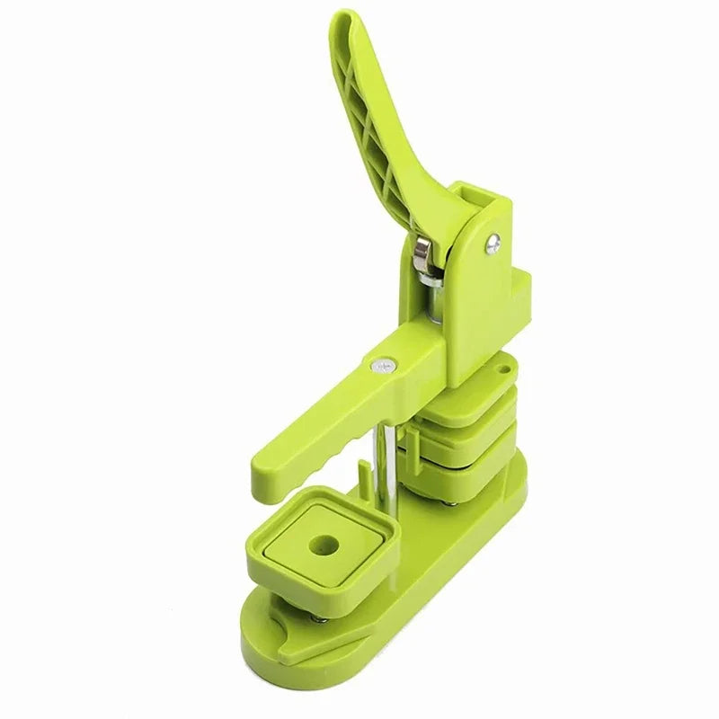 Square Badge Button Maker 50x50mm Machine Rotary Button Press For Refrigerator Magnet Making Button Badge Manual DIY Art Craft