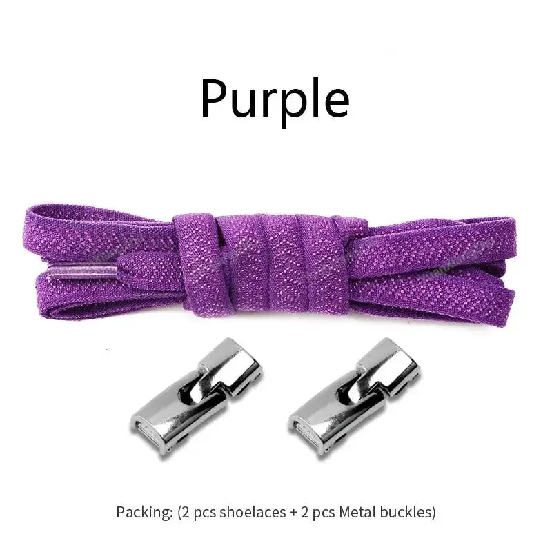 1 Pair Cross Locks Shoelaces for Sneakers Without Ties Elastic Flat Laces Kids Adult No Tie Shoelace Rubber Bands Shoe Laces