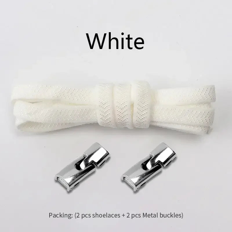 1 Pair Cross Locks Shoelaces for Sneakers Without Ties Elastic Flat Laces Kids Adult No Tie Shoelace Rubber Bands Shoe Laces