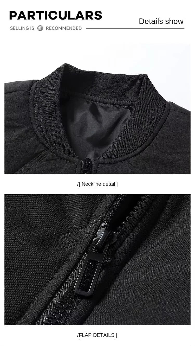Autumn and winter outerwear men's new trendy brand men's baseball collar autumn casual flight jacket clothes