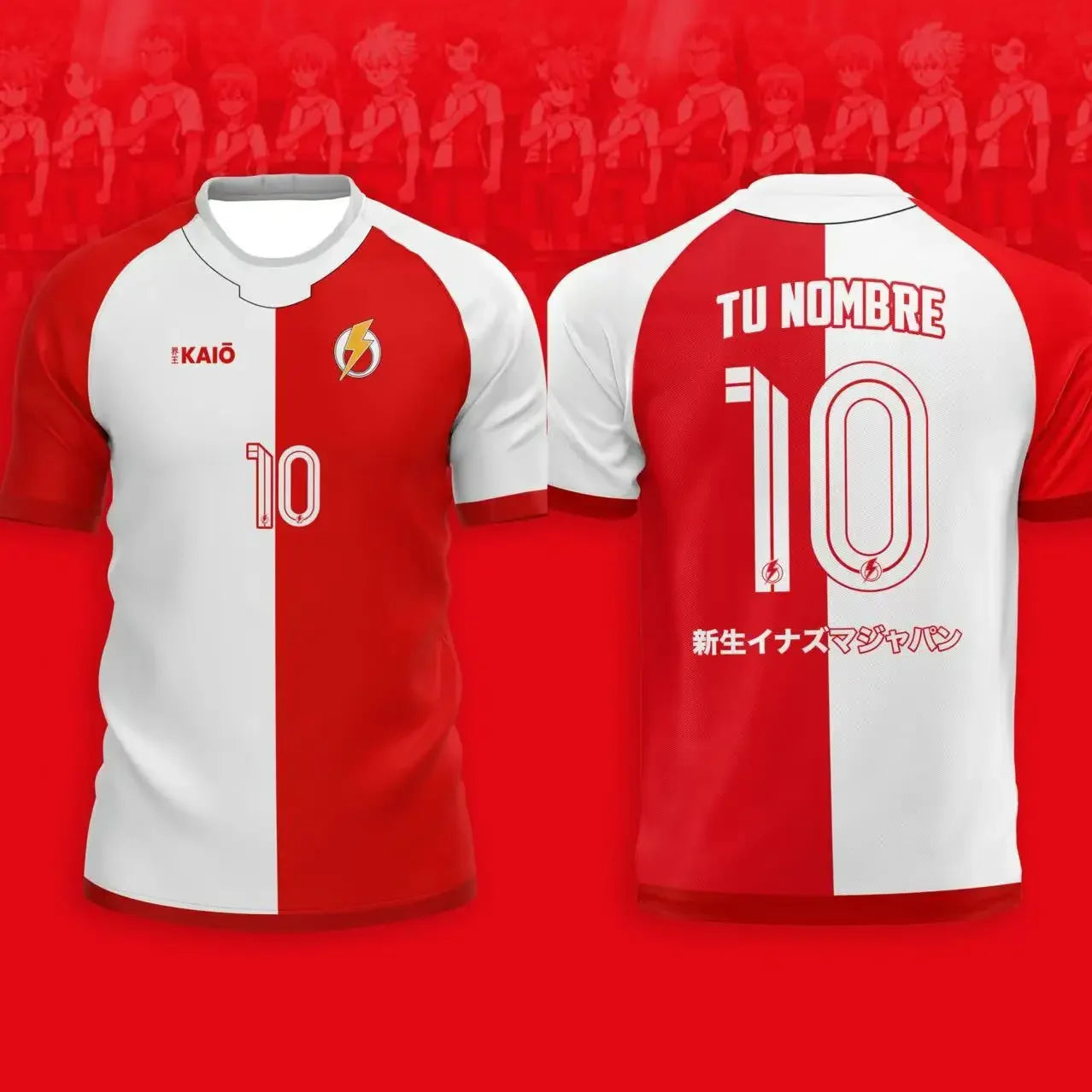 Inama Eleven Joint Men's Short-sleeved Football Shirt, Japanese Animation Motorcycle Shirt, Children's Comfortable Sports Shirt