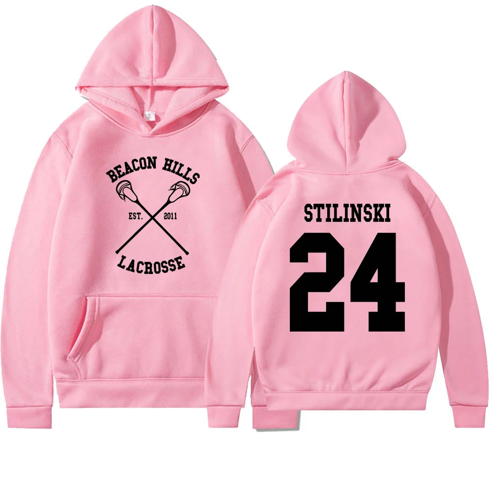 Teen Wolf Hoodies STILINSKI 24 LAHEY 14 MCCALL 11 Fashion Print Streetwear Men Women Sports Sweatshirts Hoodie Harajuku Clothing