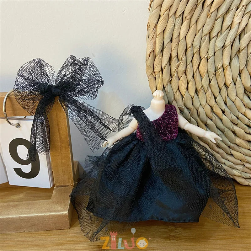 16-17cm BJD Doll Clothes for Boys Girls Princess Dress up Cute Doll Clothes Kids Birthday Gifts Children's Toys