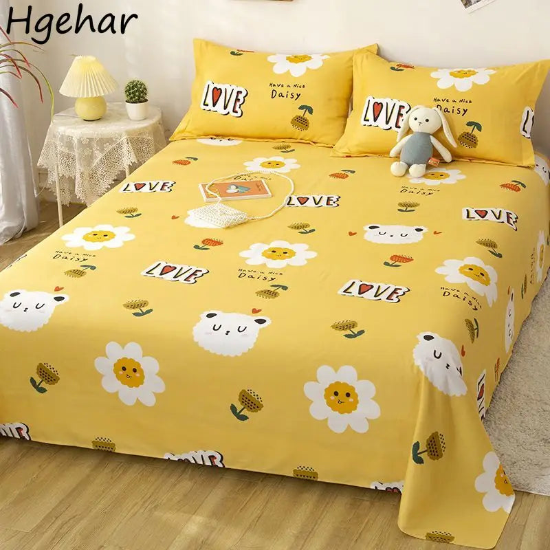 Bed Sheets Four Season Universal Household Fashion Comfortable Breathable Washable Non-slip Bedcover Bedding Luxury Bedspread