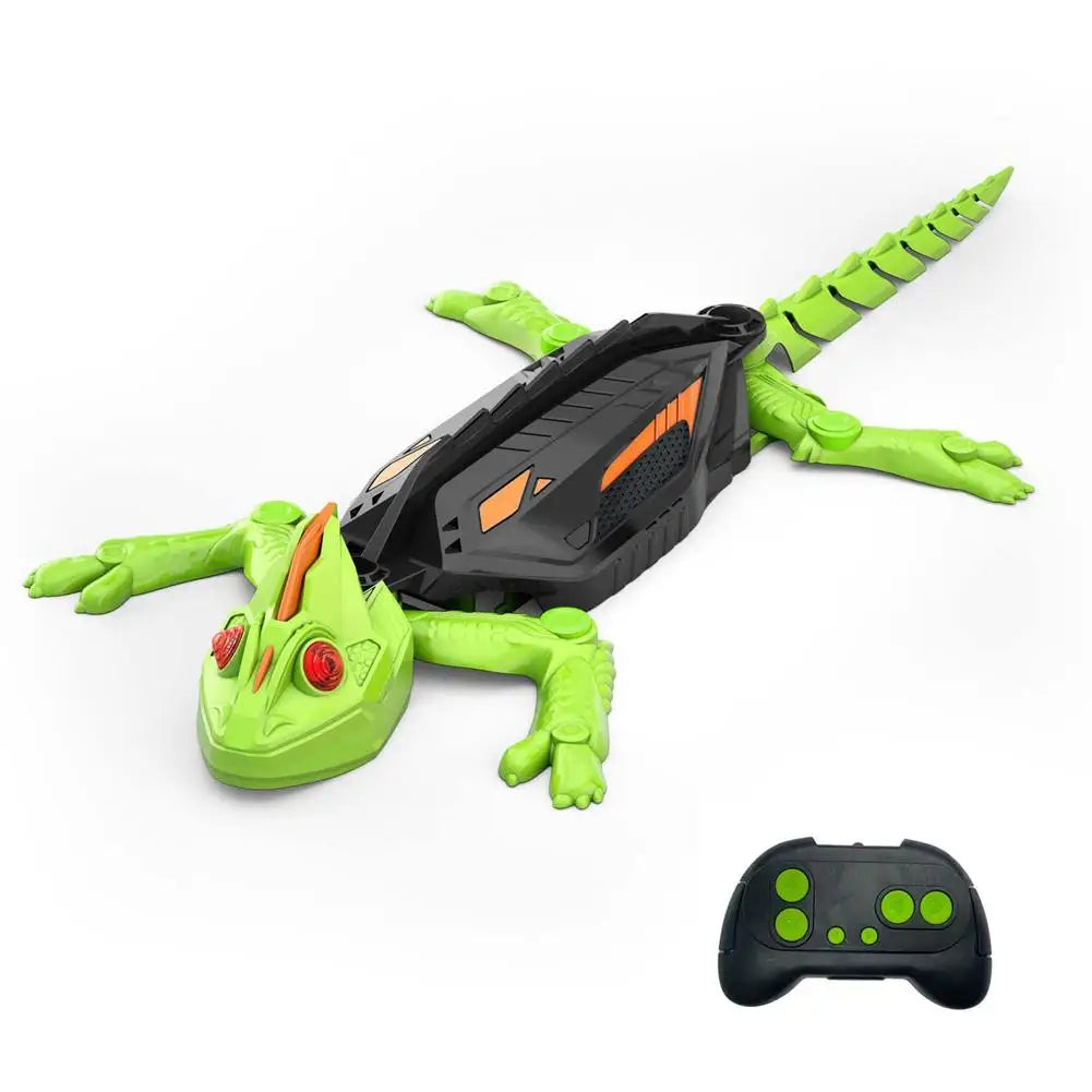 Remote Control Wall Climbing Gecko Robot Toy for Kids, Rechargeable RC Wall Climbing Lizard Robot Toy Realistic Biomimetic