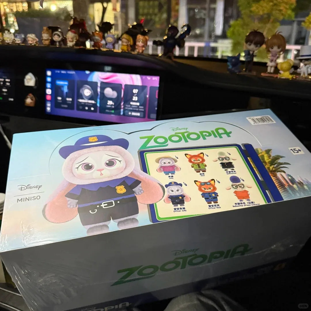 2025 NEW Genuine Zootopia Judy Rabbit Nick Fox Sheep Mystery Box Mayor Figurine Anime Toy Model Collection Blind Box Kids Gifts