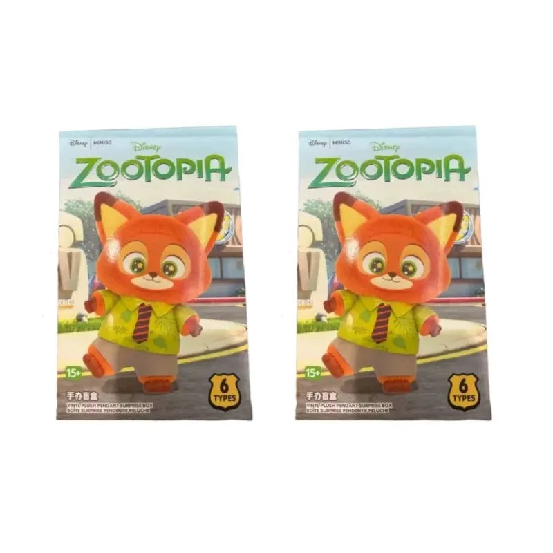 MINISO Crazy Animal City Vinyl Plush Series Blind Box Doll Handmade Doll Pendant Gift for Men and Women 2025 Summer