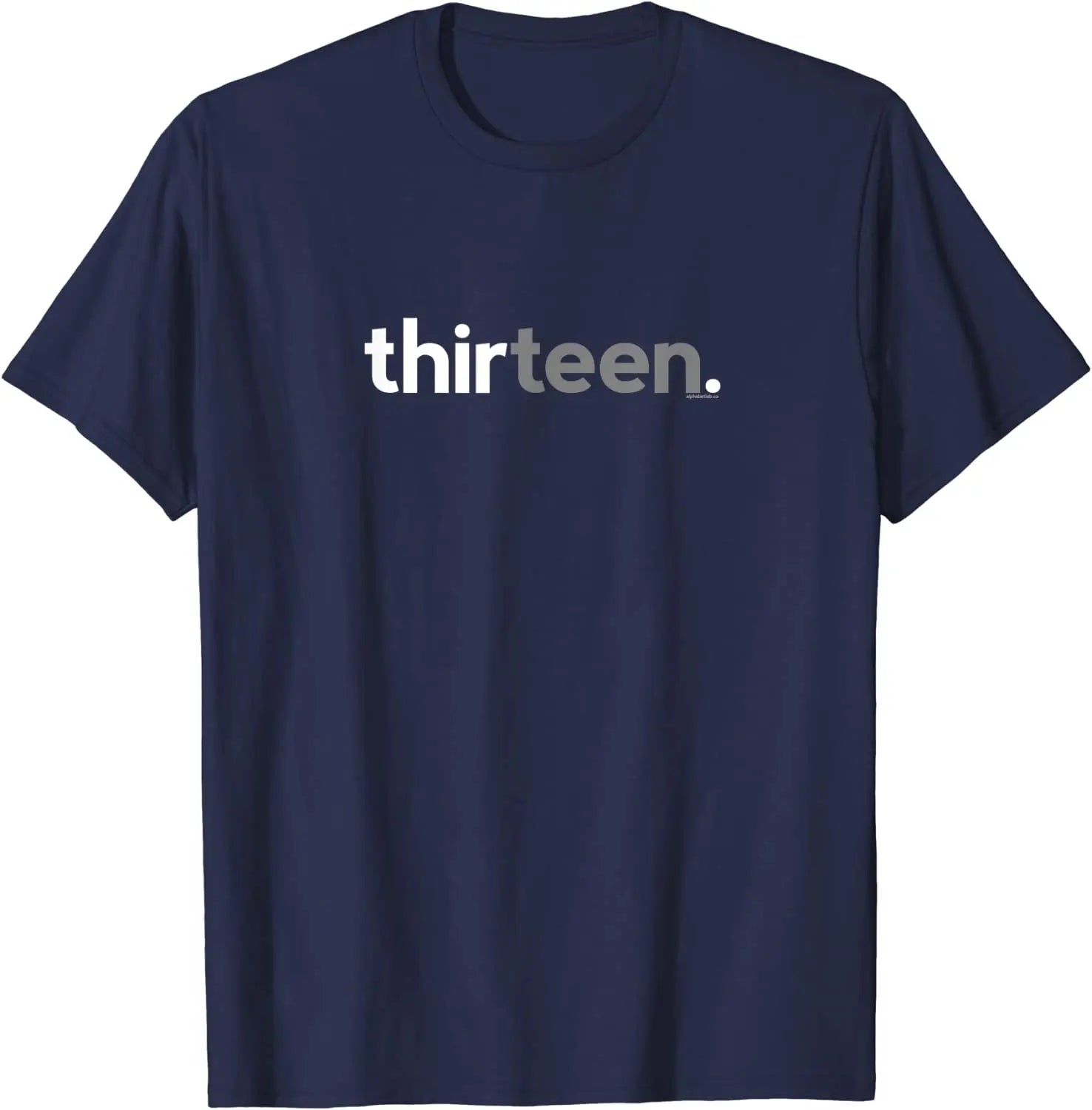 13th Birthday for Boys Thirteen Him Age 13 Year Party Teen T-Shirt Cotton Men T Shirt