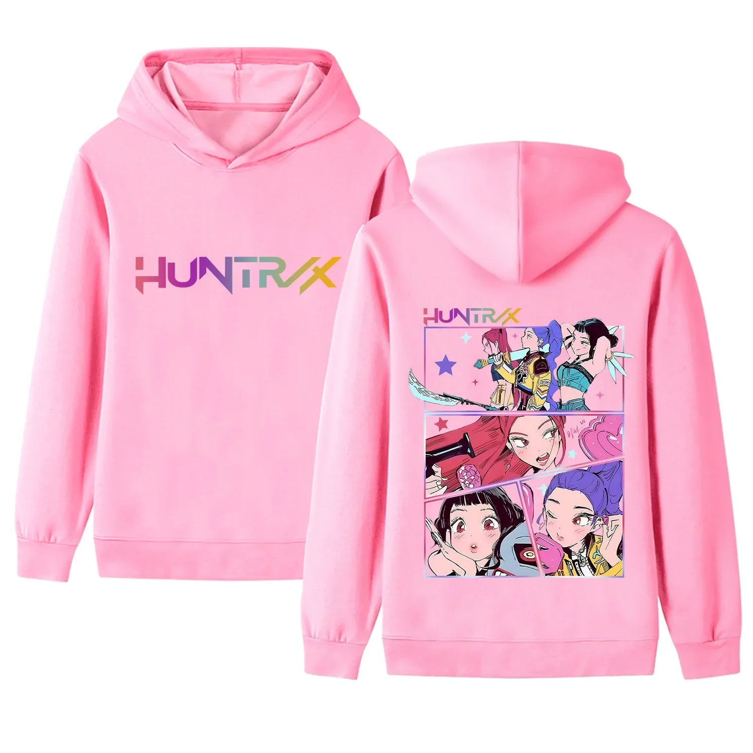 KPOP Fashionable Children's Hoodies for Autumn, Comfortable Hoodies for Boys and Girls with Hoodies and Pullovers
