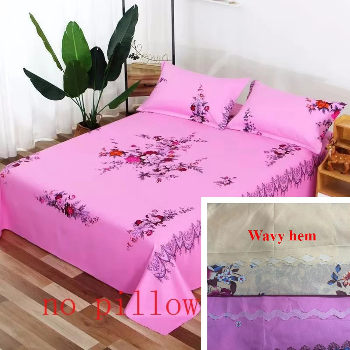 Bed Sheets Thicker Vintage Floral Household Dormitory Bedding Skin-friendly Luxury Modern Bedspread Mattress Queen King Size Ins