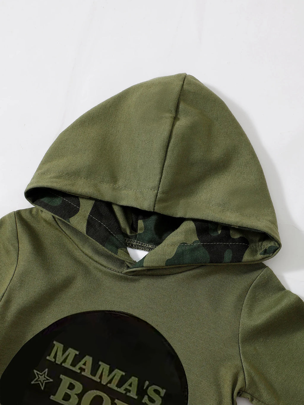 0-24 Month Baby Boy Set Hoodies Long sleeved Letter Top+Camouflage Pants2PcsCool Boy Spring and Autumn Sports and Leisure Set