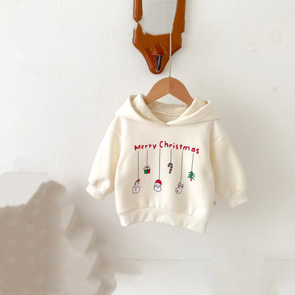 Infant Autumn and Winter Christmas Plus Velvet Hooded Vests, Newborn Cute Plus Velvet Hooded Vests, Suitable for Festivals and [D - Likely Incomplete, Needs Context]