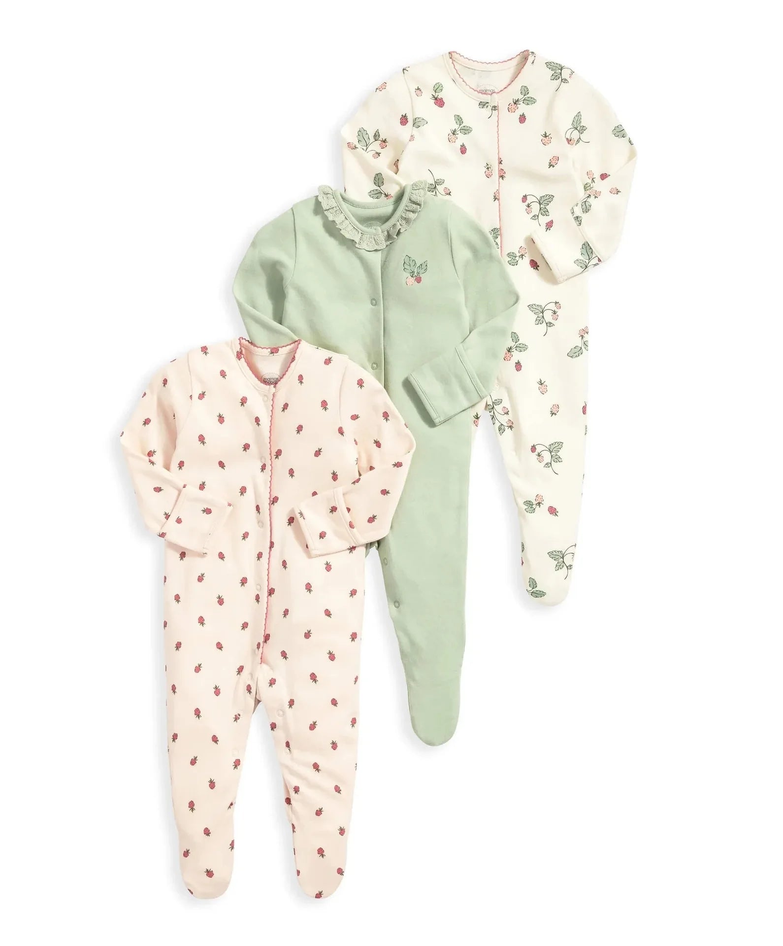 3 Pcs/Lot Autumn Winter Long Sleeve Casual Sweet Baby Girl Romper 100%Cotton Soft Newborn Jumpsuits Clothes
