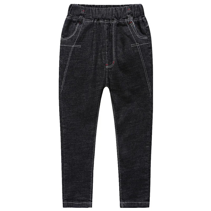 Teenage Kids Boys Classic Denim Jeans Baby Clothes Children's Casual Bowboy Pants Bottoms Trousers for Infant Boy 4-11 Years