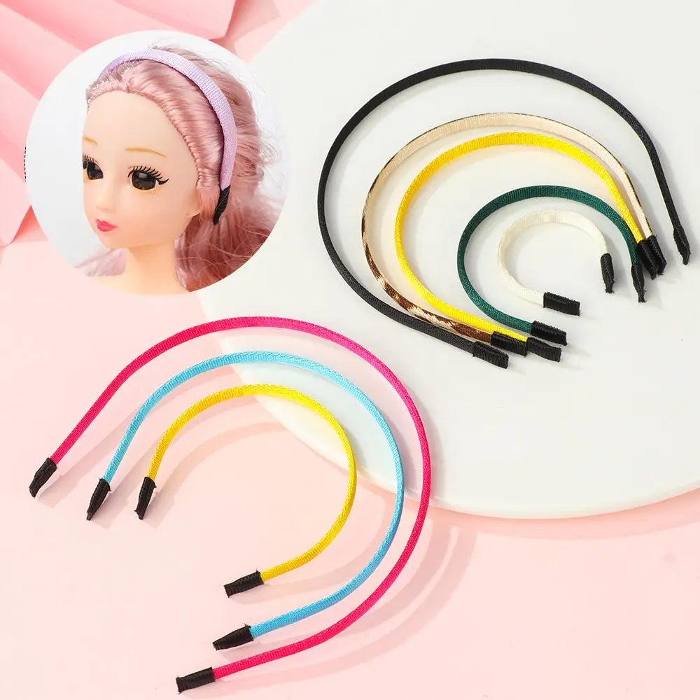 5pcs Cute 1/3 1/4 1/6 1/8 for Doll Headband Materials Doll Hair Decoration Accessories DIY Doll Head Band Parts Doll Girl Gift
