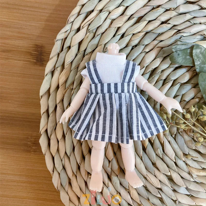 16-17cm BJD Doll Clothes for Boys Girls Princess Dress up Cute Doll Clothes Kids Birthday Gifts Children's Toys