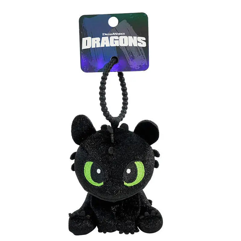 Potdemiel Toothless Plush Keychain Dragon Trainer Plush Doll Keychain Cartoon Toothless Bag Pendant